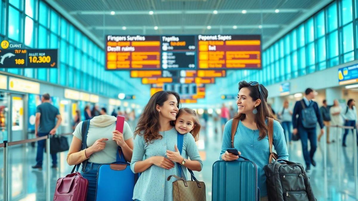 Como encontrar passagens aéreas com grandes descontos para viagens familiares