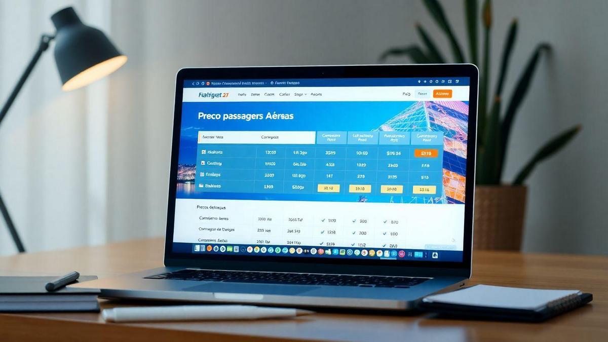 Comparar preços de passagens aéreas em promoção online