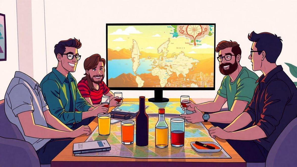 Lugares populares para viagens de última hora com amigos