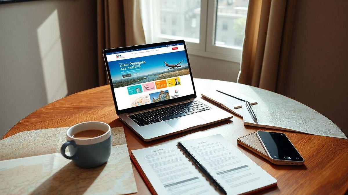 Planejamento econômico de viagens com passagens em promoção