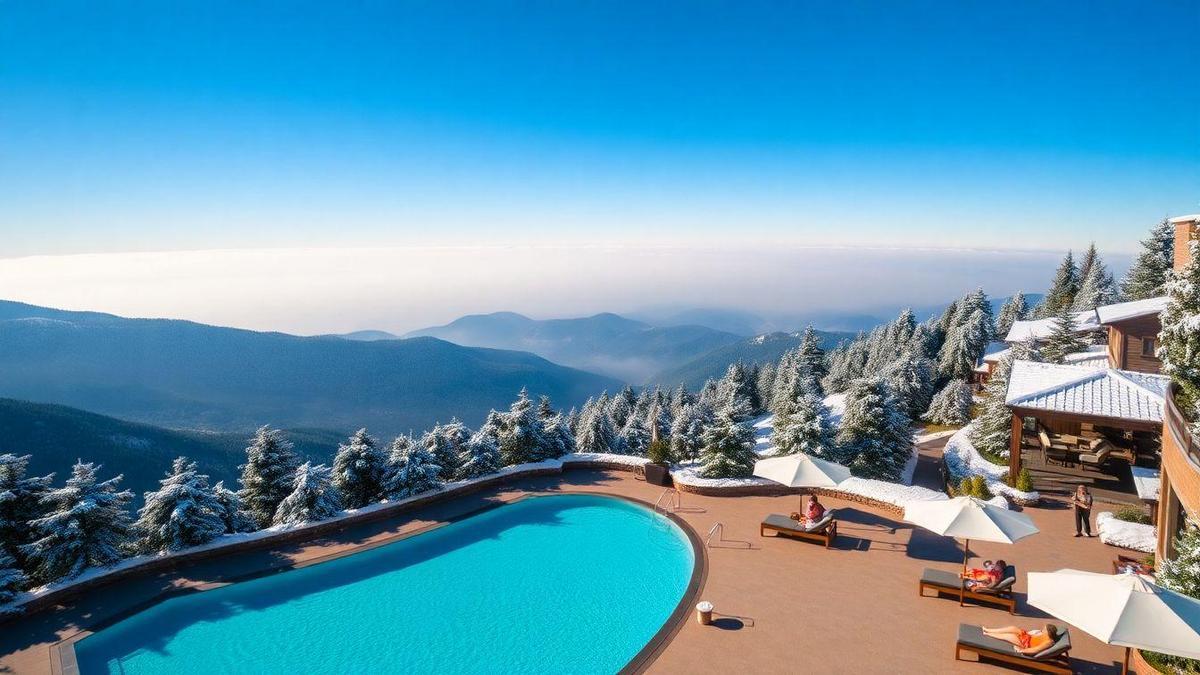 Principais locais para retiros de bemestar e spa durante o inverno