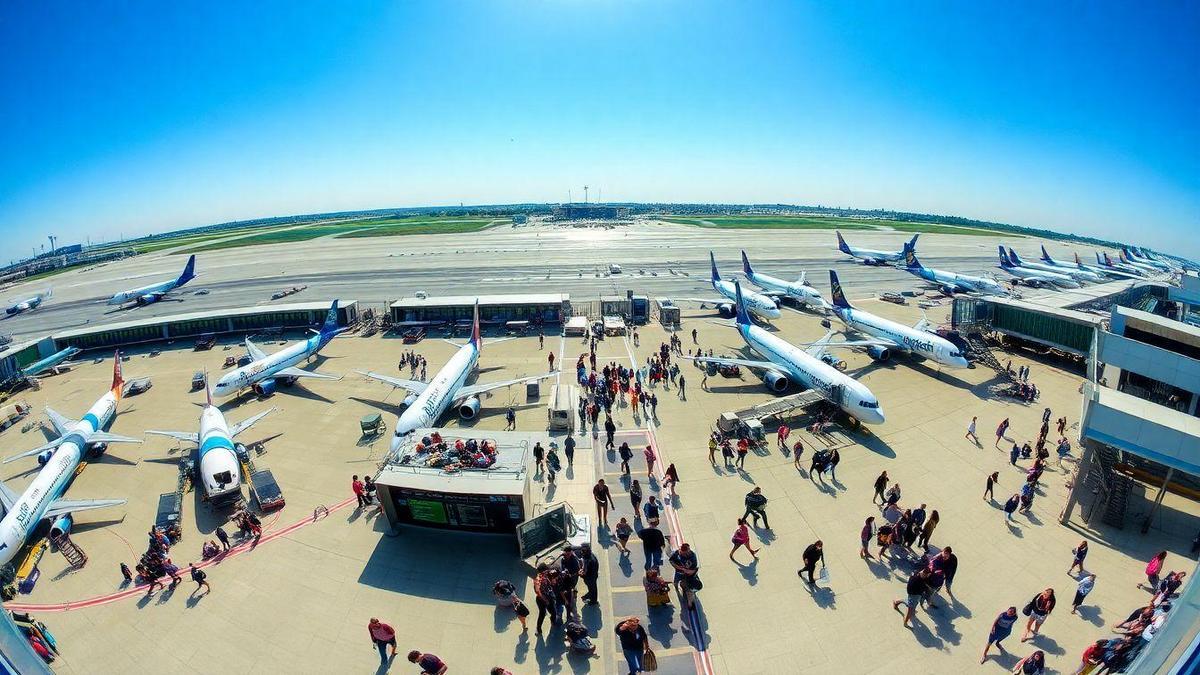 Voos baratos para destinos turísticos populares durante feriados